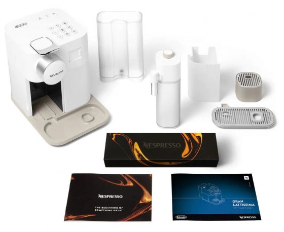 Капсульна кавоварка Nespresso Gran Lattissima White