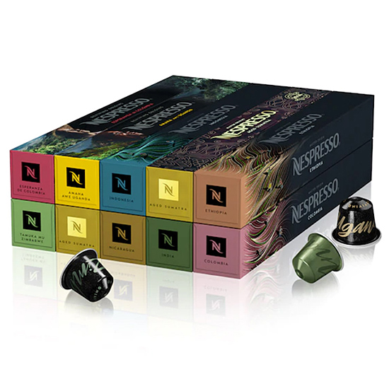 Кава в капсулах Nespresso Selection Origins Coffee (100 шт.)