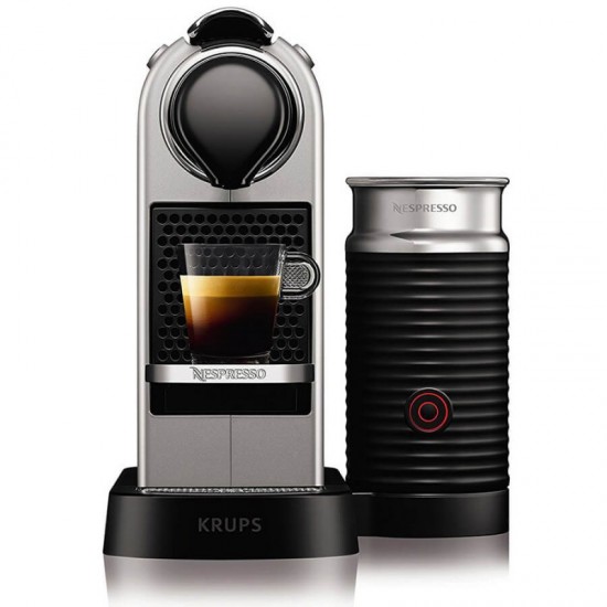 Капсульна кавоварка Nespresso Citiz & Milk C123 Silver