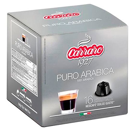 Кава в капсулах Carraro Puro Arabica Dolce Gusto (16 шт.)