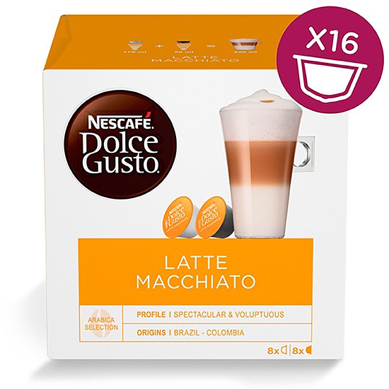Кава в капсулах Nescafe Dolce Gusto Latte Macchiato (16 шт.)