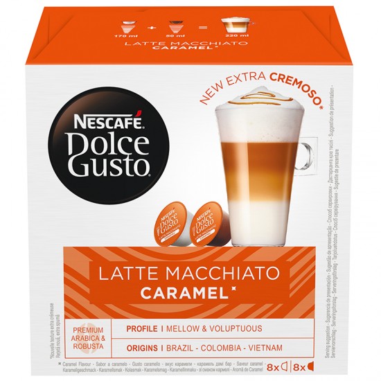 Кава в капсулах Nescafe Dolce Gusto Latte Macchiato Caramel (16 шт.)