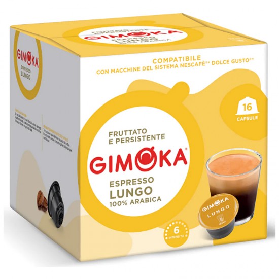 Кава в капсулах Gimoka Dolce Gusto Lungo (16 шт.)