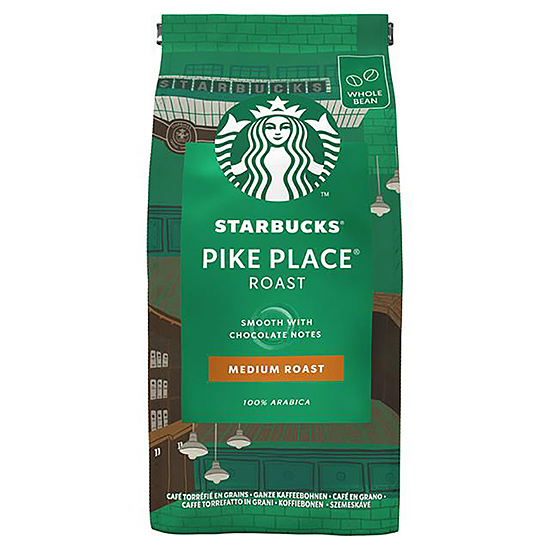 Кофе в зернах Starbucks Pike Place Roast 200 г