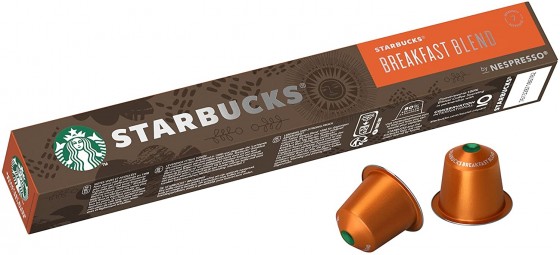 Кава в капсулах Starbucks Nespresso Breakfast Blend (10 шт.)