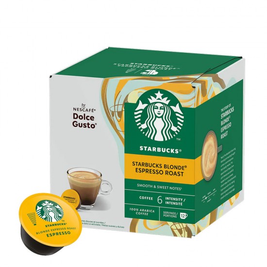 Кава в капсулах Starbucks Dolce Gusto Blonde Espresso Roast (12 шт.)