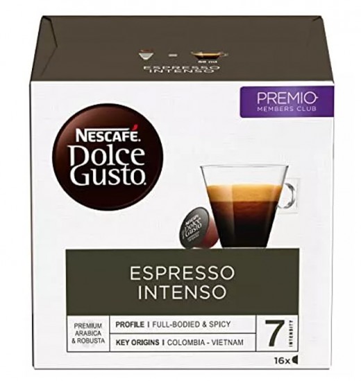Кава в капсулах Nescafe Dolce Gusto Espresso Intenso (16 шт.)