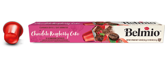 Кава в капсулах Belmio Chocolate Raspberry Cake (10 шт.)