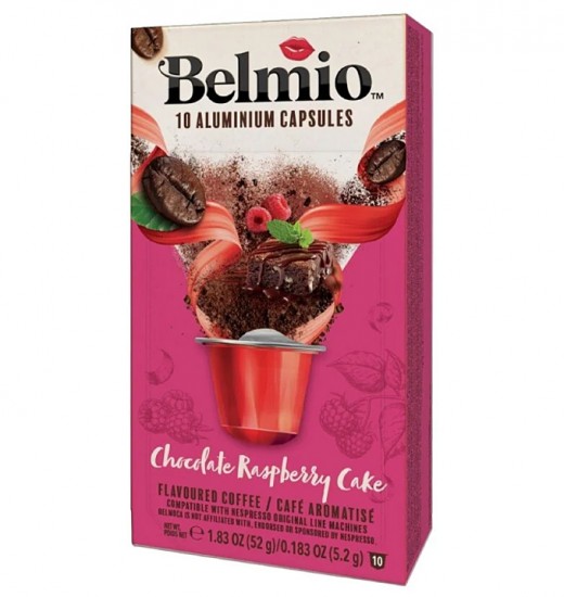 Кава в капсулах Belmio Chocolate Raspberry Cake (10 шт.)