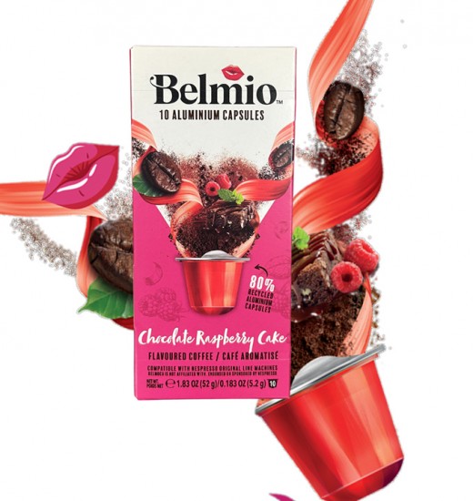 Кава в капсулах Belmio Chocolate Raspberry Cake (10 шт.)