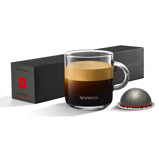 Кава в капсулах Nespresso Vertuo Fortado Decaffeinato (150 мл, 10 шт.)