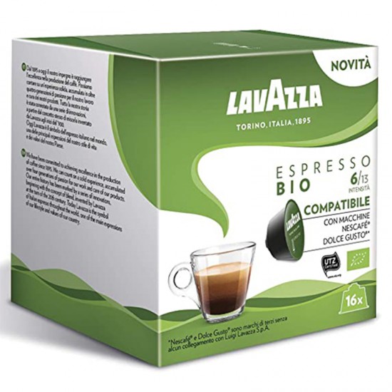 Кава в капсулах Lavazza Dolce Gusto Espresso Bio (16 шт.)