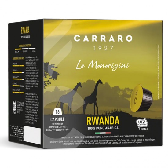 Кава в капсулах Carraro Rwanda Dolce Gusto (16 шт.)