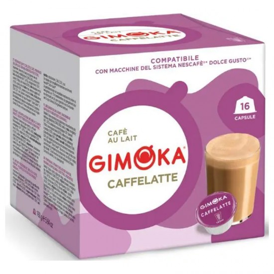 Кава в капсулах Gimoka Dolce Gusto Caffe Latte (16 шт.)