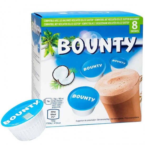 Горячий шоколад в капсулах Nescafe Dolce Gusto Bounty (8 шт.)
