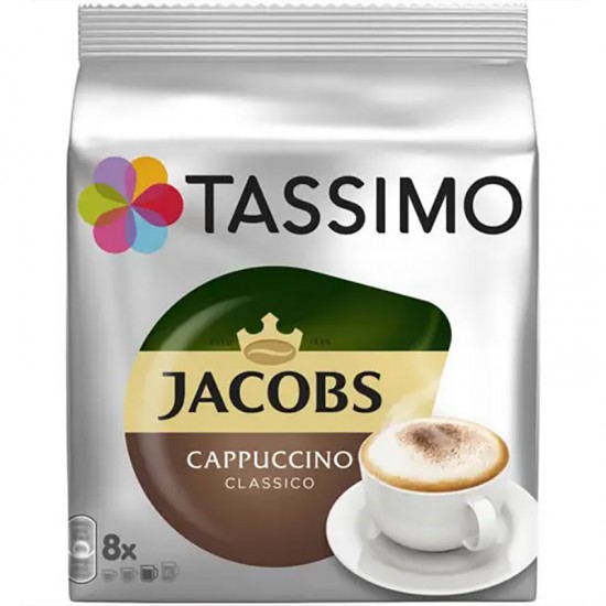 Кава в капсулах Tassimo Jacobs Cappuccino (8 шт)