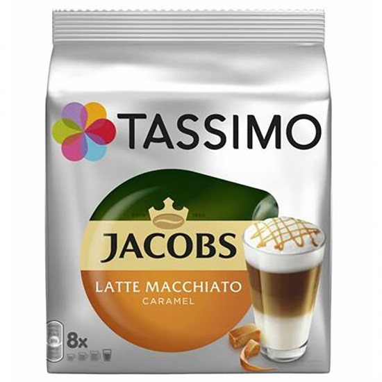 Кава в капсулах Tassimo Jacobs Latte Macchiato Caramel (8 шт)