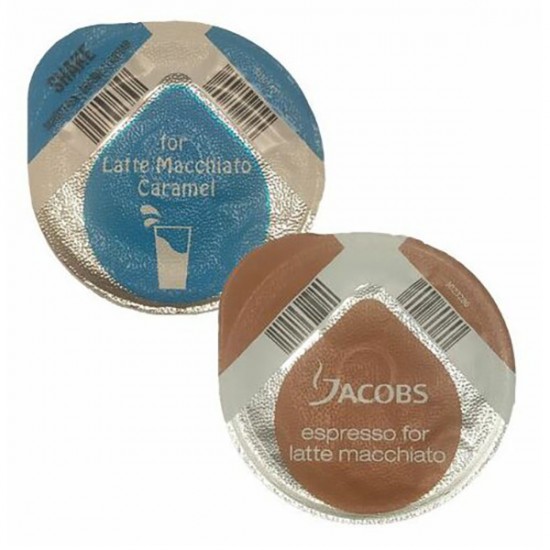 Кава в капсулах Tassimo Jacobs Latte Macchiato Caramel (8 шт)