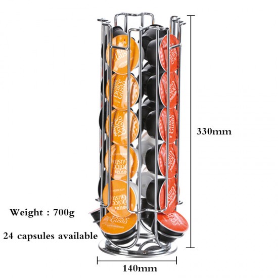 Підставка для кавових капсул Dolce Gusto Silver (24 капсули)