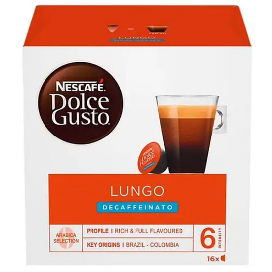 Кава в капсулах Nescafe Dolce Gusto Lungo Decaffeinato (16 шт.)