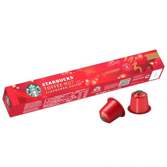 Кава в капсулах Starbucks Nespresso Toffee Nut Flavoured Coffee (10 шт.)