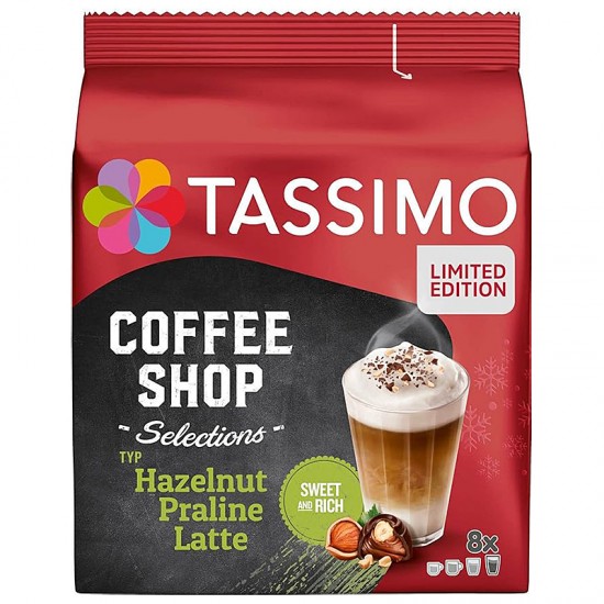 Кофе в капсулах Tassimo Coffee Shop Hazelnut Praline Latte (8 шт)