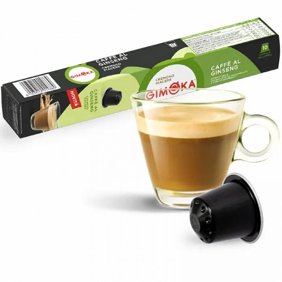 Кавовий напій в капсулах Gimoka Nespresso Al Ginseng (10 шт.)