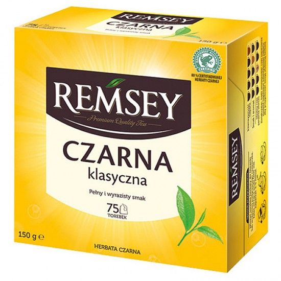 Чай Remsey Black Classic черный классический (75 пакетиков)