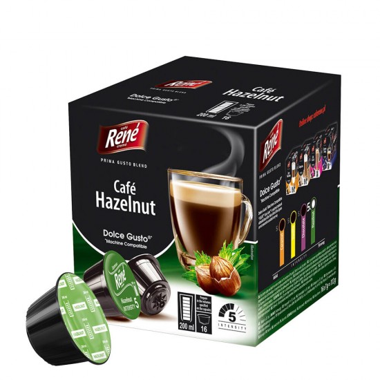 Кофе в капсулах Cafe Rene Dolce Gusto Hazelnut (16 шт.)