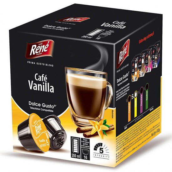 Кофе в капсулах Cafe Rene Dolce Gusto Vanilla Cafe (16 шт.)