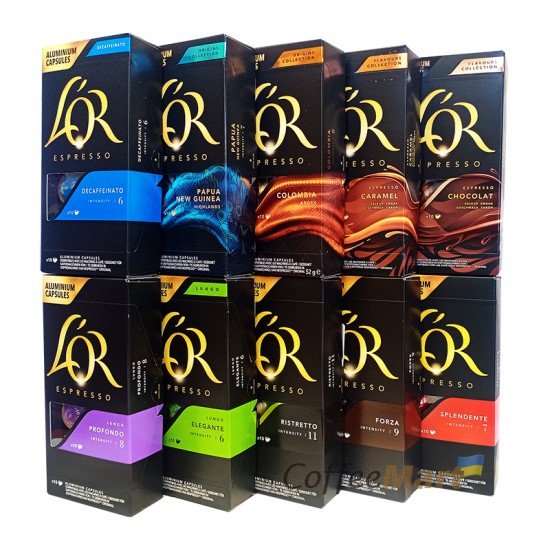 Набір кави в капсулах L'or Big Collection (100 шт.)