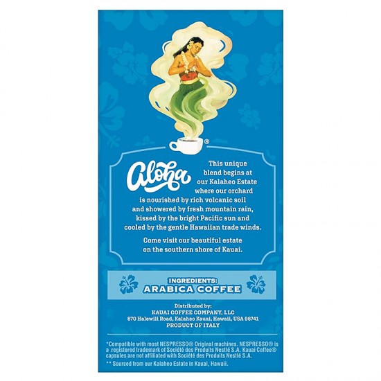 Кава в капсулах Kauai Coffee Wailua Falls Nespresso (10 шт.)