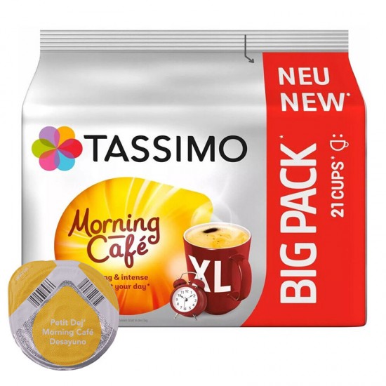 Кава в капсулах Tassimo Morning Cafe XL Strong & Intense (21 шт.)