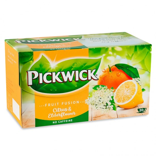 Чай Pickwick фруктово-травяной цитрус-бузина 20х2г (8711000564189)