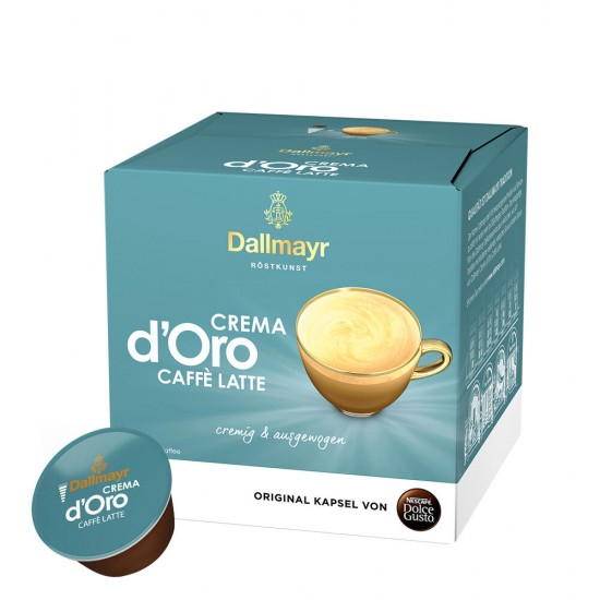 Кофе в капсулах Dallmayr Dolce Gusto Crema d'Oro Caffe Latte  (16 шт.)
