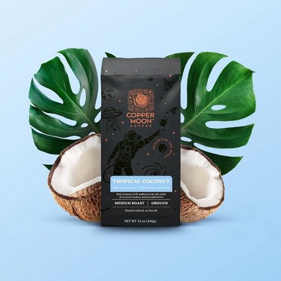 Кава в зернах Copper Moon Coffee Tropical Coconut 907 г