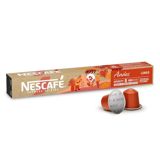 Кава в капсулах Nescafe Farmers Origin Andes Lungo (10 шт.)