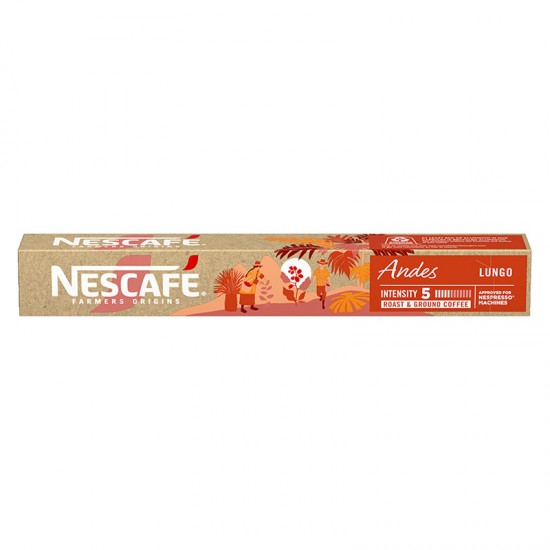 Кава в капсулах Nescafe Farmers Origin Andes Lungo (10 шт.)