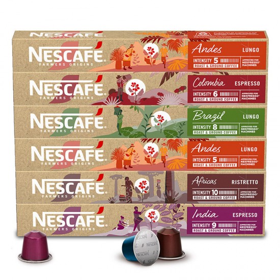 Набір кави в капсулах Nescafe Farmers Origin (60 шт.)