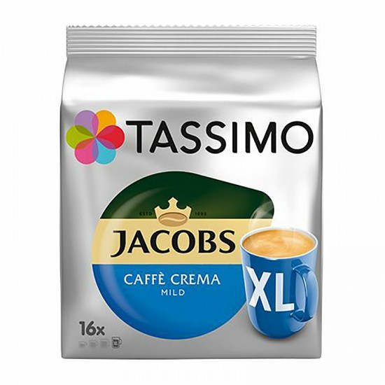 Кава в капсулах Tassimo Jacobs Caffe Crema Mild XL (16 шт)