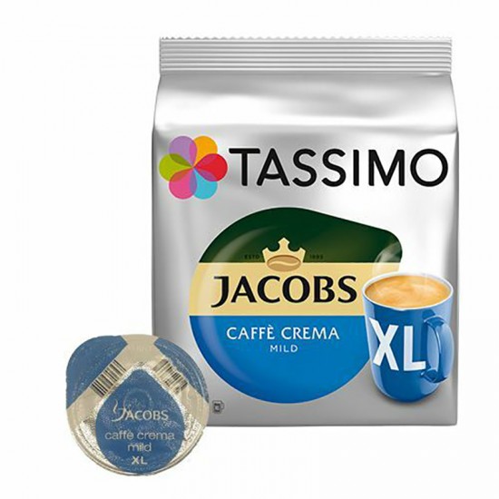 Кава в капсулах Tassimo Jacobs Caffe Crema Mild XL (16 шт)