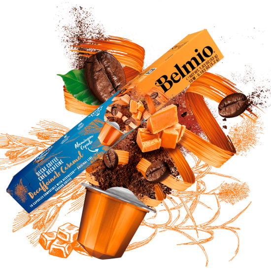 Кава в капсулах Belmio Decaffeinato Caramel Pack (120 шт.)