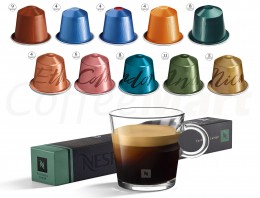 Кава в капсулах Nespresso асорті Lungo collection (10 шт.)