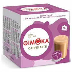 Кава в капсулах Gimoka Dolce Gusto Caffe Latte (16 шт.)