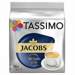 Кава в капсулах Tassimo Jacobs Medaille d'Or (16 шт)