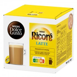 Кава з цикорієм у капсулах Nescafe Dolce Gusto Ricore Latte (16 шт.)